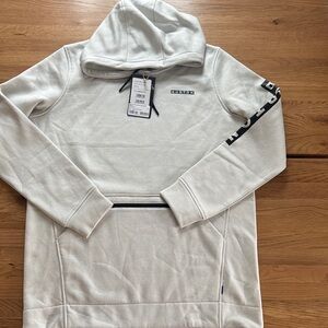 Burton Cream Hoodie with Logo